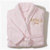 Product Thumbnail Pink Robe with Gold Thread