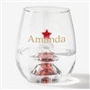 Product Thumbnail Red Glitter Tree Glass Filled
