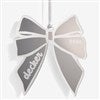 Product Thumbnail Silver Bow Ornament