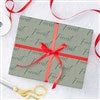 Product Thumbnail Personalized Wrapping Paper in Green