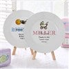 alt='All About Me Personalized Baby Birth Keepsake Plate'