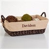Product Thumbnail Natural Liner and Mahogany Basket