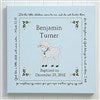 Baptism Blessings Personalized Canvas Print - 12x12 - 6495-S