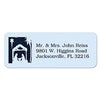 alt='Away In A Manger Return Address Labels'