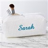 White Make Up Bag