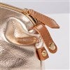 Pmall thumb Personalized Logo Vegan Leather Cosmetic Travel Case- Rose Gold  - 46756
