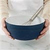 Product Thumbnail Navy Bowl in Hand with Whisk