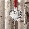 Product Thumbnail Silver Puffed Heart Ornament