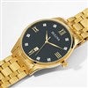 Pmall thumb Engraved Bulova Golden Steel and Diamond Watch - 55477