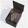 Pmall thumb Engraved Bulova Golden Steel and Diamond Watch - 55477