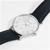 Pmall thumb Corporate Bulova Milestone Silver and Black Leather Watch - 47216