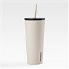 Pmall thumb Personal Logo Corkcicle 24oz Cold Cup with Straw- Cream  - 47427