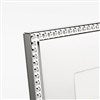 Pmall thumb Engraved Logo Silver Beaded 4x6 Picture Frame - 50035