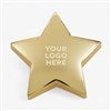 Pmall thumb Personalized Engraved Logo Gold Star Paperweight - C18193