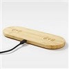 Pmall thumb Engraved Logo 2-in-1 Bamboo Charging Dock - 50013