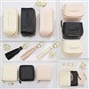 Pmall thumb Engraved Company Black Leather Tassel Keychain & Bag Tag  - 49038