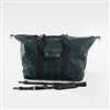 Pmall thumb Embroidered Logo Waxed Canvas Weekender Duffle Bag in Slate Blue - 51605