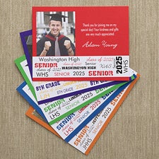 Personalized Graduation Photo Thank You Cards - 10143
