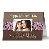 Personalized Mother's Day Photo Greeting Cards - Mommy & Me - 10206