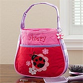 Personalized Girls Ladybug Purse  Coin Purse Set - 10227