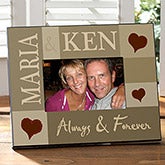 Personalized Love Picture Frames - Loving Hearts - 10243