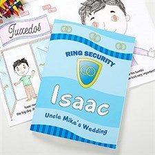 Personalized Ring Bearer Coloring Book - 10245