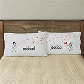 Personalized Pillowcase Set - Blown Away By Love - 10249