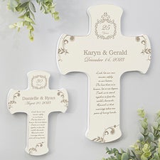 Personalized Wall Cross - Our Anniversary Blessing - 10311
