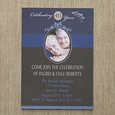 Personalized Photo Anniversary Party Invitations - Happy Anniversary - 10315