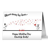 Personalized Greeting Cards - Blown Away By Love - 10334