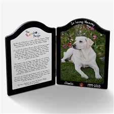 Personalized Pet Memorial Photo Plaque - Pets In Heaven - 10344