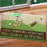 Personalized Doormats for Golfers - Gone Golfing - 10367