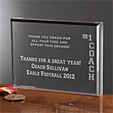 Personalized Sports Coach Gifts - #1 Coach Keepsake - 10385