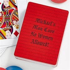 Personalized Playing Cards - Custom Text - 10393