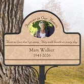 Personalized Memorial Garden Stake - Forever In Our Hearts - 10443