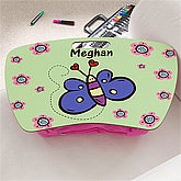 Girls Personalized Lap Desks - Butterfly - 10511