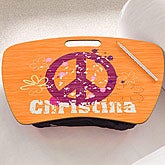 Personalized Lap Desks for Girls - Peace - 10522
