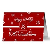 Personalized Holiday Greeting Cards - Winter Wonderland - 10559