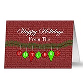 Personalized Holiday Cards - Family Greetings - 10576