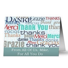 Personalized Greeting Cards - Many Thanks - 10587