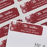 Holiday Return Address Labels - Snowflake Magic - 10643