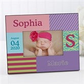 Baby Girl Personalized Picture Frames - 10648