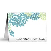 Personalized Note Cards - Floral Message - 10654