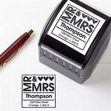 Personalized Address Stamp - Mr & Mrs - 10656