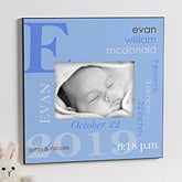 Personalized 5x7 Picture Frame - Baby Boy - 10660