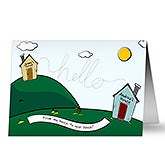 Thinking Of You Personalized Greeting Cards - Miles Apart - 10678