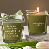Personalized Memorial Candles - In Memory - 10733