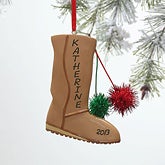 Personalized Christmas Ornaments - Snow Boots - 10744