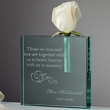 Personalized Memorial Bud Vase - Loving Memory - 10780