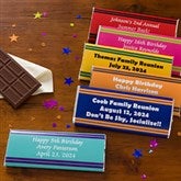 Personalized Birthday Party Favors - Candy Bar Wrappers - 10803